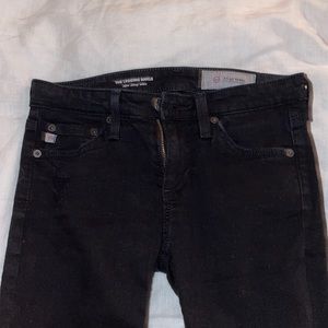 AG-ED DENIM RIPPED SKINNY JEANS